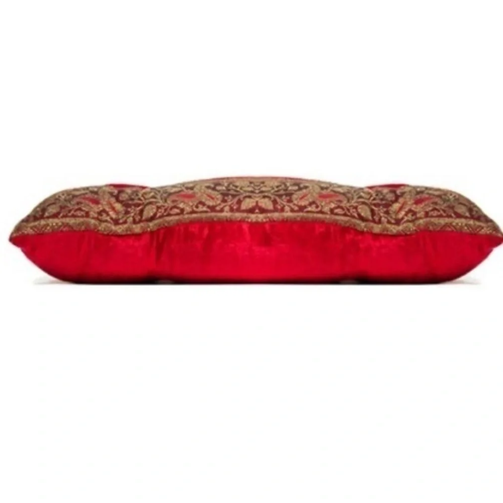 Taj Mahal- Home decor luxury pillows Taj Hotel Velvet Hot pink /Fuscia color 2